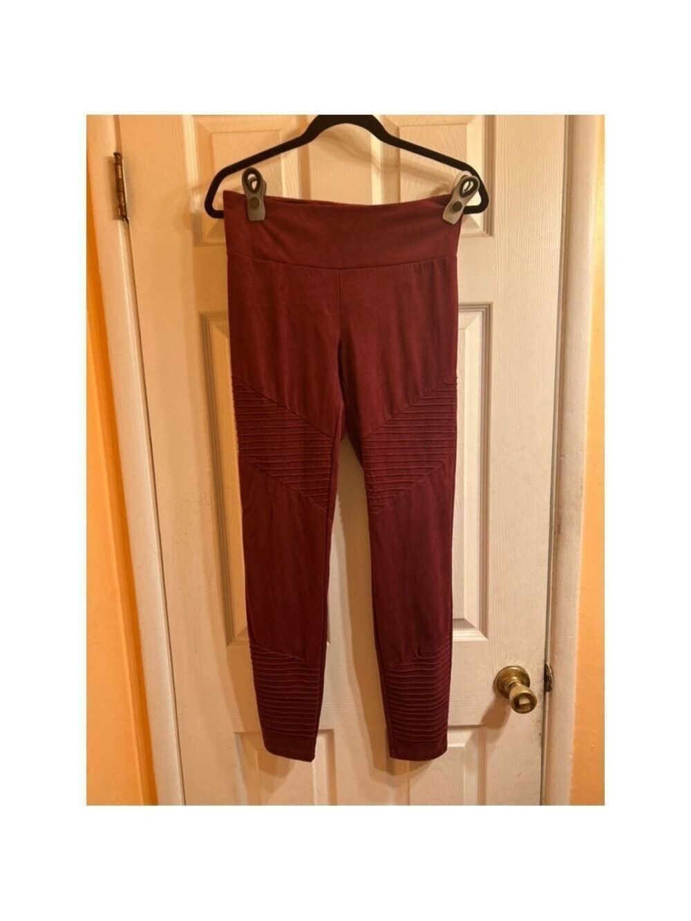 Women's Cotton On Leggings, M, Burgundy